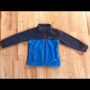 Columbia fleece zip up jacket